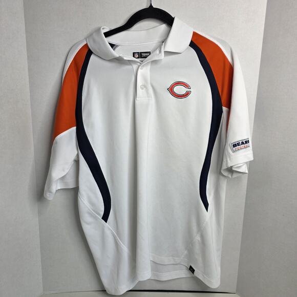 NFL Team Apparel, Chicago Bears Polo, Mens, Large, SEE PICS - Picture 1 of 9
